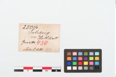 Etiketten zu Bronzebrillenfibel (NHMW-PRAE-025014)